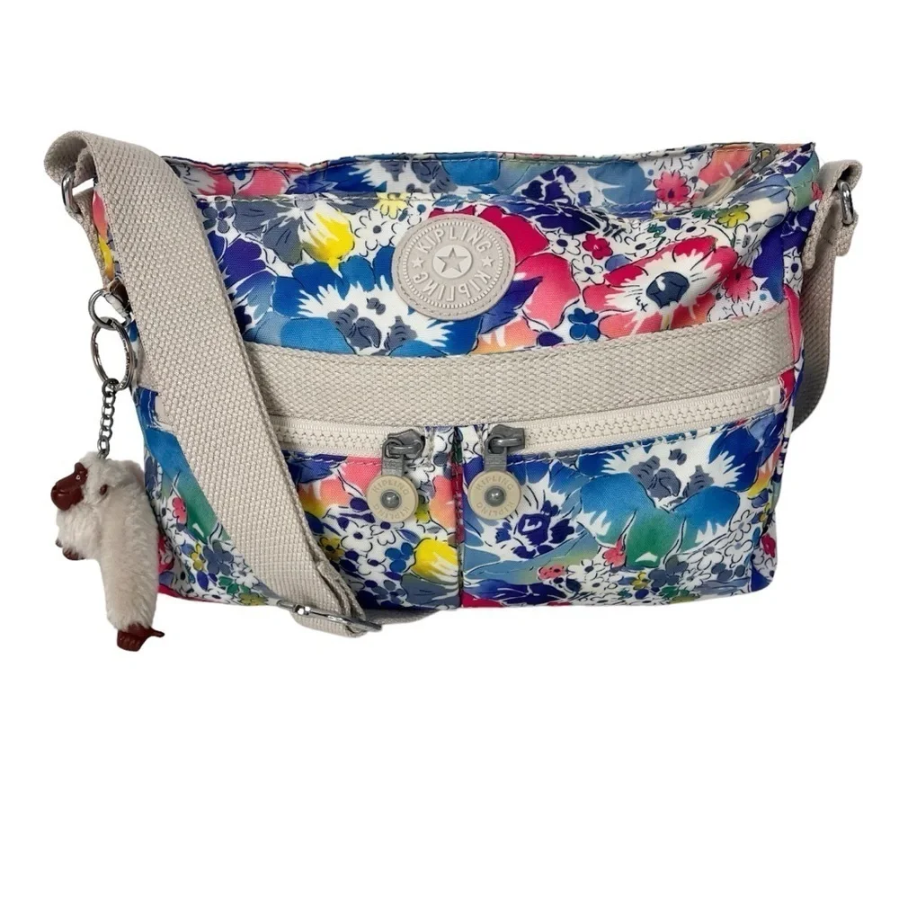 Kipling | Angie Floral Crossbody Handbag - Picture 2 of 7